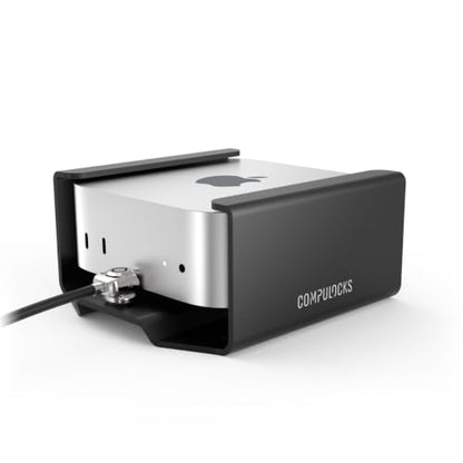 Compulocks Mac mini M4 2024 Secure Mount with Keyed Cable Lock | Secure aluminum tablet security lock by Compulocks - size: Mount with Keyed Cable Lock