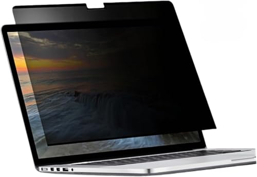 Easy On/Off Magnetic 360° Privacy Screen Filter Compatible with MacBook Pro 14 inch (2021-2026, M5, M4, M3, M2, M1, Pro,Max), Anti Glare Laptop Privacy Screen Shield with Camera Cover - UV block 90%-Model - size: For MacBook Pro 14