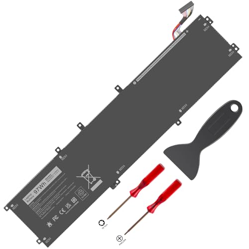 TREE.NB 6GTPY Laptop Battery for Dell XPS 15 9550 9560 9570 7590 Inspiron 15 7500 7501 7590 7591 Vostro 7500 7590 i7-7700HQ 5D91C GPM03 4GVGH 1P6KD 5XJ28 5D91C 5041C D1545 D1645 D1745 - size: ‎6GTPY