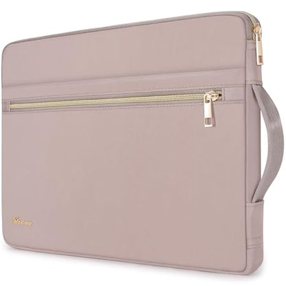 KIZUNA Laptop Sleeve Case 14 Inch Computer Bag Water-Resistant Handbag for 15" MacBook Air M4-M2/15 Surface Laptop 7/14" Lenovo Flex 14/IdeaPad Flex 5/Dell Latitude/14 HP EliteBook 840 G5,Khaki - color: Khaki, size: 14 Inch / 15" Macbook air M2 2023