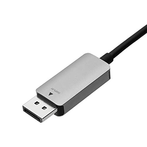 Amazon Basics Aluminum Uni-Directional USB-C (Source) to DisplayPort (Display) Cable - 3-Foot - size: 3-Foot