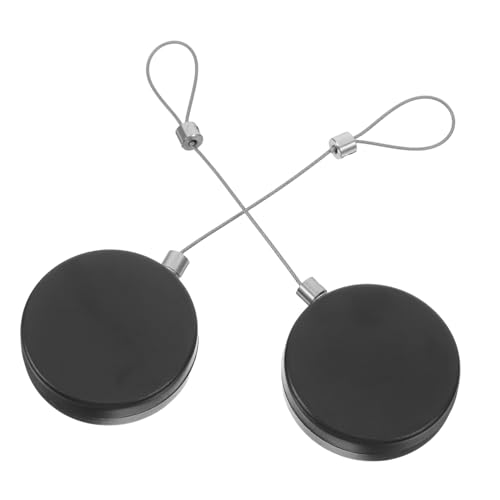 2pcs Retractable Anti-Theft Cable Lock Security Rope Portable Locking Cable for Remote Control Steel Tether Attachment for TV and Laptop