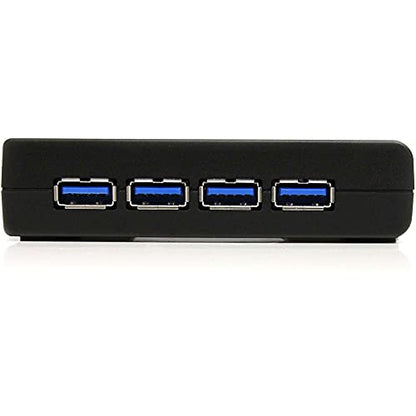 StarTech 4-Port USB-A Hub, 5Gbps, Power Adapter Included (ST4300USB3) | 900mA per port with adapter, Bus or self-powered, Plug-and-play, No drivers, Any operating system - size: 4 Ports, style: 4 x USB-A