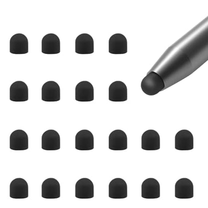 20Pcs Replacement Tips Silicone Rubber Touch Screen Pens Tips for Touch Pen (6 * 6mm) - color: 6*6mm