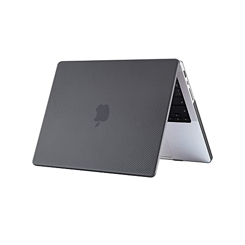 Se7enline Compatible with MacBook Air 13 Inch Case A1932/M1 A2337/A2179 Case Cover 2018/2019/2020/2021/2022/2023/2024 for Mac Air 13-Inch Retina Display Touch ID &Keyboard Cover,Carbon Fiber Black | Carbon Fiber Texture Hard Shell Laptop Case with Keyboar