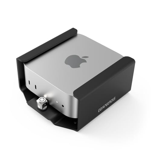 Compulocks Mac mini M4 2024 Secure Mount with Lock Head | Secure aluminum tablet mount by Compulocks - size: 2024 Mac mini Mount