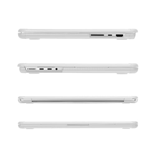 MOSISO Compatible with MacBook Pro 14 inch Case M5 M4 M3 M2 M1 2026-2021 | 3 in 1 Kit Anti-Crack Hard Shell with TPU Bumper, A3427 A3426 A3434 A3112 A3185 A3401 A2918 A2992 A2779 A2442, Crystal Clear - color: Crystal Clear