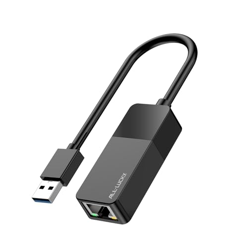 USB 3.0 to Ethernet Adapter, 1000Mbps USB A to Gigabit LAN Network Adapter, Plug & Play Driver-Free RJ45 Dongle. Compatible with Nintendo Switch, Laptop, Desktop, Chromebook, Mac, Linux, Surface, Xbox - size: USB A to Ethernet Adapter