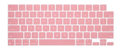 Se7enline Compatible with MacBook Keyboard Cover Skin for Mac Neo & Air 13/15 & Pro 14/16 inch (M5 M4 M3 M2 M1 A18 Pro) 2026/2025/2024/2023/2022/2021 Silicone Waterproof Dustproof Durable,Baby Pink - color: Baby Pink