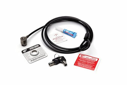 Stop Security Lock Anti-Theft Plate w/Heavy-Duty Steel Cable Lock & Lifetime 24/7 Recovery – Laptops/Tablets/Devices | USA Made