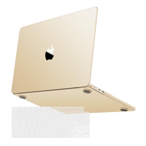 MOSISO Compatible with MacBook Air 13 inch Case M5 M4 M3 M2 2026-2022 | 2 in 1 Kit Anti-Fingerprints Shell for Mac Air 13.6, Ultra Seamlessly Closes Cover, A3449 A3240 A3113 A2681, Starlight Clear - color: Starlight Clear