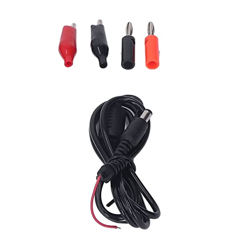 45PCS Laptop DC Power Adapter Universal Power Supply Plug Kit with 5.5 x 2.1mm Female Base DC Power Adapter Tips Notebook Power Head