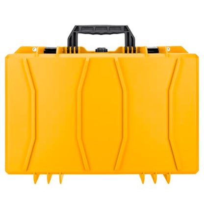 Eylar 21.6" Intact Series Carry-On Hard Camera Case, Lightweight and Durable Stacker Design with Foam (Yellow) - color: Yellow