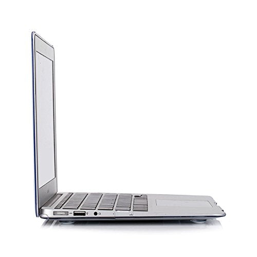RUBAN Case for MacBook Air 11 Inch Release (A1370/A1465) - Slim Snap On Hard Shell Protective Cover and Keyboard Cover for MacBook Air 11, Crystal Clear - color: Crystal Clear