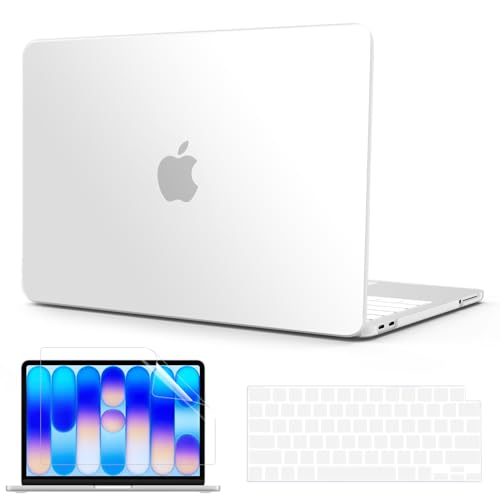 B BELK for MacBook Neo Case 13 inch 2026 Release Model A3404, Frost Clear | Scratch Resistant Protective Matte Hard Shell Case & Keyboard Cover &Screen Protector for Mac Noe Case, Lightweight, Slim Fit - color: Frost Clear