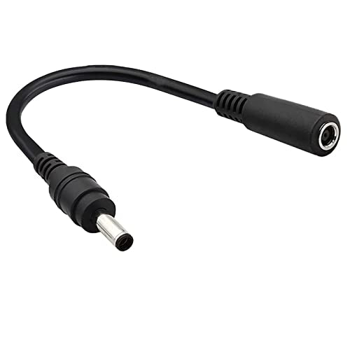 LOKEKE DC 4.5mm Tip Adapter Extension Cable, DC Jack 4.5 x 3.0mm Female to 4.5 x 3.0mm Tip Male Charger Power Cord Cable for Laptop