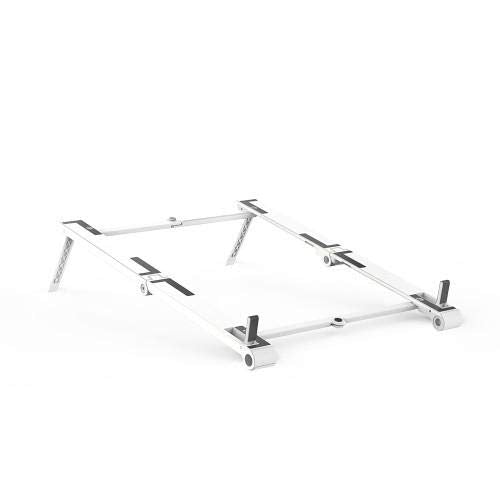 BoxWave Stand and Mount Compatible with ASUS VivoBook Flip 14 2-in-1 TP470EA-AS34T (14 in) - Pocket Aluminum Stand 3-in-1, Portable Multi Angle Viewing Riser - Metallic Silver