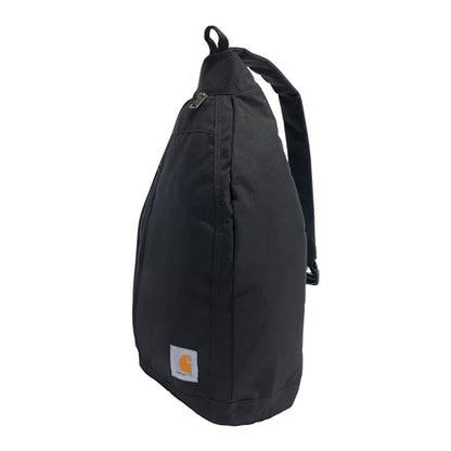 Carhartt Durable Sling Bag, Crossbody Backpack with Side Release Buckle, Tablet Sleeve and Adjustable Strap, Black - color: Crossbody Backpack (Black)