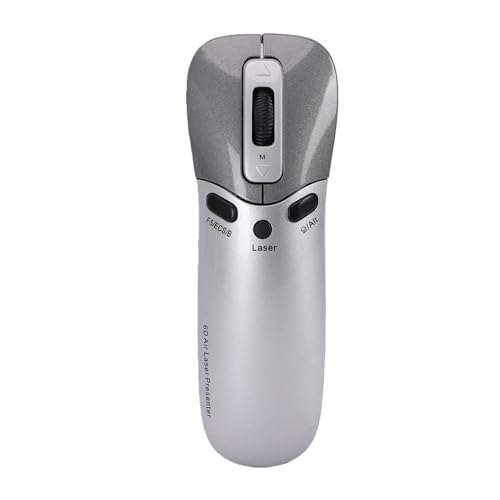 Wireless Presenter Remote, 2.4G 3000000 Clicks Gyroscope Presentation Clicker 15M Effective Distance PPT Clicker Plug, Play Seamless Integration for Computer Laptop
