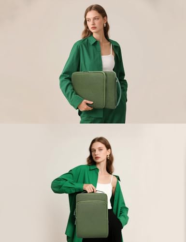 HYZUO 13.3-14 Inch Laptop Bag Sleeve Case for MacBook Pro 14 M5, Grass Green - color: Grass Green, size: 13.3-14 Inch