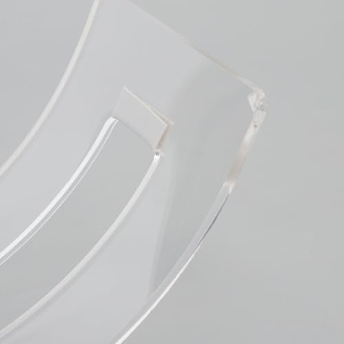 Acrylic Vertical Laptop Stand, Multi Angle Adjustable Laptop Docking Stand with Design for Office