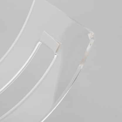 Acrylic Vertical Laptop Stand, Multi Angle Adjustable Laptop Docking Stand with Design for Office