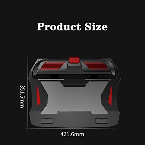 RGB Gaming Laptop Cooler Adjustable Notebook Stand 3000 RPM Powerful Air Flow Cooling Pad for 12-17 Inch Laptop