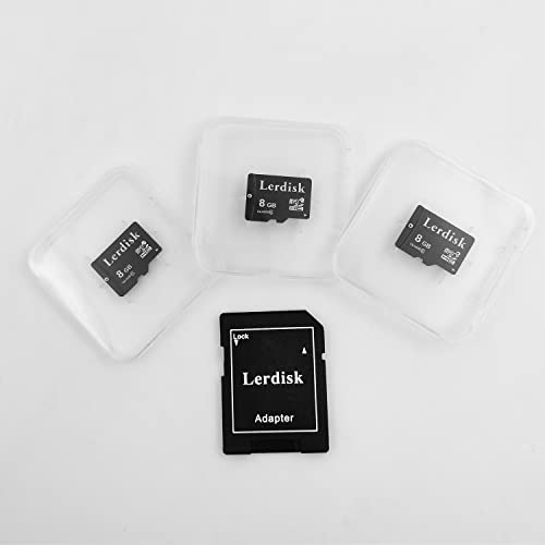 Factory Wholesale Micro SD Card U1 Pack of 3 in Bulk MicroSDHC with Adapter Produced by Authorized Licencee(8GB) - size: 8GB U1
