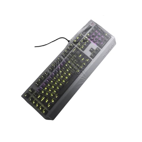 Universal KeyboardCap. Fully Covered Flat Style 0.025mm Waterproof Anti-Dust Desktop Keyboard Cover with Numeric Hospital/Dentist Use (for Gaming Keyboard-2 Pack) - size: for Gaming Keyboard-2 pack