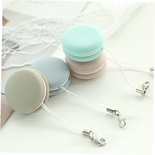 Amosfun 12pcs Macaron Shape Phone Screen Microfiber Cleaning Cloth for Electronics Screen - color: Khakix3pcs, size: 3.5X3.5X1.6CMx3pcs