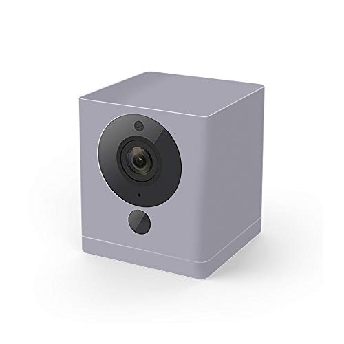 MightySkins Skin Compatible with Wyze Cam V2 - Solid Gray | Protective, Durable, and Unique Vinyl Decal wrap Cover | Easy to Apply, Remove, and Change Styles | Made in The USA - color: Gray