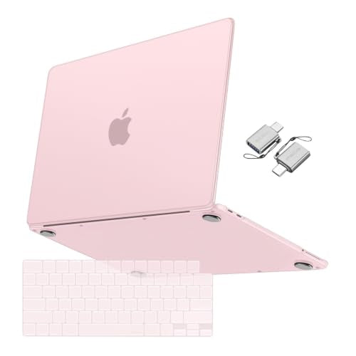 MOSISO Compatible with MacBook Neo Case 13 inch 2026 A3404 A18 Pro Chip | Ultra-Thin Precision Fit Scratch & Fingerprint Resistant Hard Shell Case&TPU Keyboard Cover&Type C, Blush Clear - color: Blush Clear