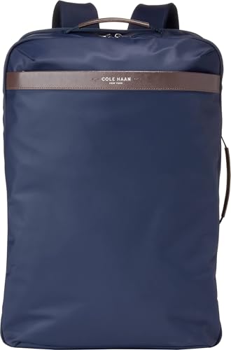 Cole Haan Men's Carson Travel Backpack, Navy Blazer/Madeira - color: Navy Blazer/Madeira
