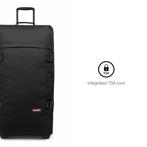 EASTPAK Tranverz L – 121L Large Soft Sided Checked Luggage, Dual Compartments, TSA Lock, Compression Straps & Smooth Inline Wheels, Ultra Marine - color: Ultra Marine, size: 121 Liter Checked Bag