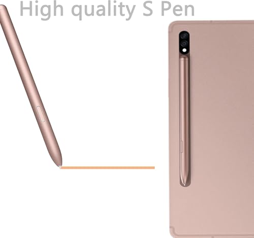 Galaxy Tab S7 Stylus Pen Replacement for Samsung Galaxy Tab S7, Tab S7+ Plus, Tab S7 FE, S8, S8+, S8 Ultra S Pen Stylus+ Tips/Nibs (Golden Pen) - color: Gold