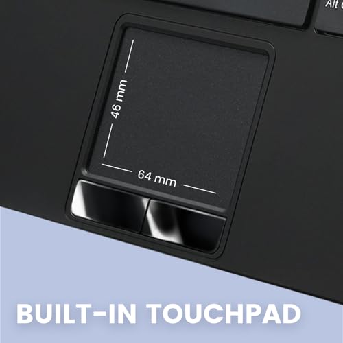 Perixx PERIBOARD-425 US Wired Mini USB Keyboard with Touchpad, X Type Scissor Keys, White Backlit, 2 USB Hubs, Compact 11.18x7.17x1.1 Inches, US English - style: Keyboard with Backlight