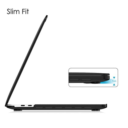 Fintie Hard Shell Case for MacBook Pro 13 Inch, Frost Black | A2338(M2 M1) A2251 A2289 A2159 A1989 A1706 A1708 (2016-2023) with/Without Touch Bar, Snap-On Cover, Lightweight - color: Frost Black, size: Pro 13 Inch