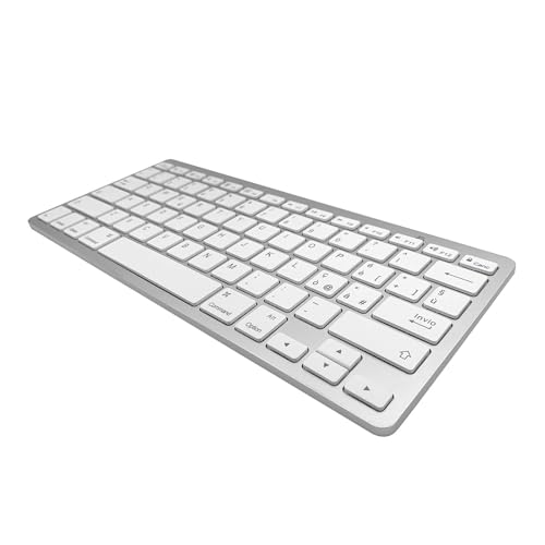 Wireless Italian Keyboard, Minority Language Ultra Thin Lightweight Silent Bluetooth Keyboards for Laptop/PC/Tablet/Desktop/Smart TV (Italian) - style: Italian