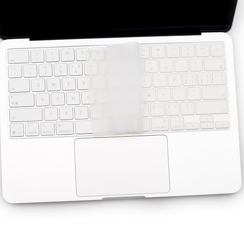 Keyboard Cover for 2026 New MacBook Neo 13 inch with Apple A18Pro Chip/A3404, MacBook Neo 13.0'' A18 Pro Accessory, US Layout Keyboard Skin-Clear - color: Clear