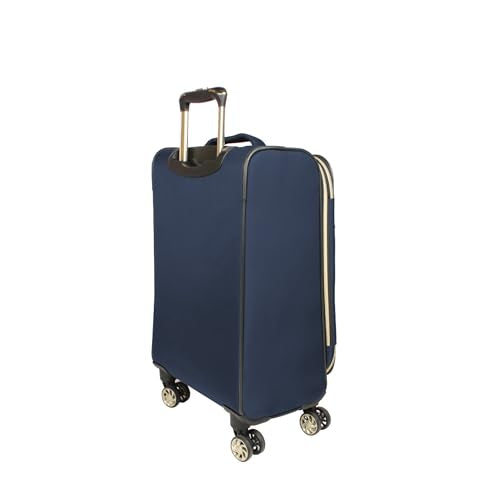 Kenneth Cole REACTION Chelsea Chevron Quilted Luggage, Navy, 3-Piece Set (20"/24"/28") - color: Navy, size: 3-Piece Set (20"/24"/28")