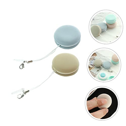 VALICLUD Macaron Screen 2pcs Microfiber Cloths for Glasses Lenses and Electronics Soft Sturdy Cleaning Tool for Phones and Screens