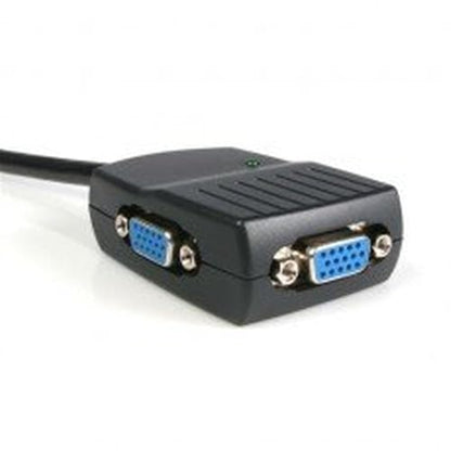 StarTech.com 2 Port VGA Video Splitter - USB Powered - 2048x1536 - VGA Video Monitor Splitter Dual Port (ST122LE) Black - style: 2 Port (USB Powered)