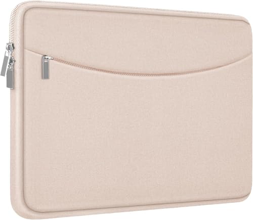 Laptop Case 15.6 inch, Shockproof Protective Laptop Cover Briefcase Carrying Computer Bag with Accessory Pocket, Portable Computer Sleeve Compatible with MacBook, HP, Dell, Lenovo, Asus, Pink - color: Pink, size: 15.6 inch