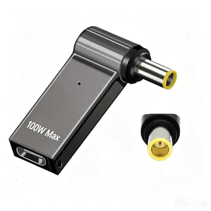 USB C to 7.9mm Laptop Charging Adapter Female Type C to Male DC 7.9 x 5.5mm Barrel Jack Plug 100W PD Power Charger Connector Compatible with Lenovo ThinkPad T60 T410 T420 T430 T500 T530 X60 Z60 X220