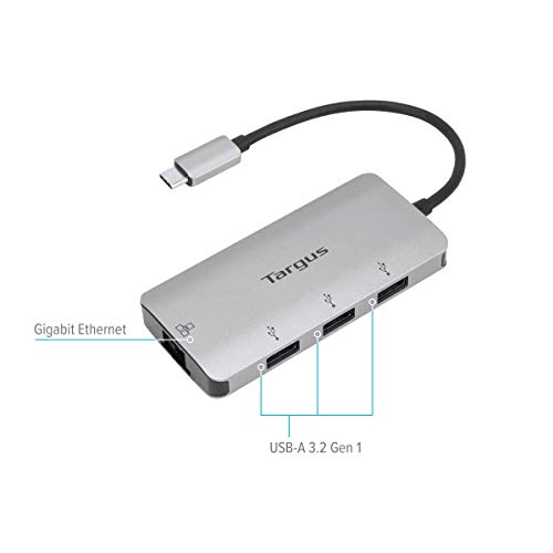 Targus+USBC+ETHERNET+Adapter+W+3X+USBA+Ports - style: USB-C Ethernet Adapter with 3x USB-A Ports