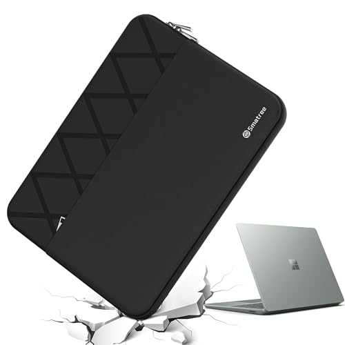 Smatree 15inch Laptop Sleeve for Microsoft Surface for Business Copilot+PC | for 15 inch Microsoft Surface 7 Protective Case with Accessory Pocket(E424) - color: Elite-Black, size: for Microsoft 15 inch Surface Laptop 2024 (E424)