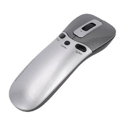 Wireless Presentation Clicker, Gyroscope Technology Remote Control Mouse Pointer Page Turning 2.4G up to 15M Plug and Play, with USB Interface, for Laptop PC for for