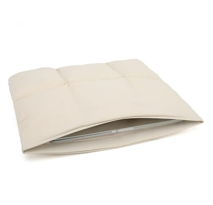Puffy Laptop Sleeve 13 Inch 14 inch, Off White | Pillow Shape Laptop Sleeve, Compatible MacBook Pro 13inch 14 Inch M4 M5 Pro/Max, MacBook Air M1 M2 M3 2026, MacBook Neo - color: Off White, size: For 13"-14" MBA/MAP M4 M3 M2 M1