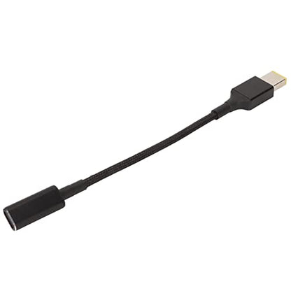 USB C to Slim Tip Charging Adapter 100W Aluminium Alloy DC Laptop Charging Cord for Yoga T Series, Z Series