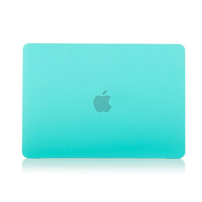 RUBAN Case Compatible with MacBook 12 Inch A1534 - Slim Snap On Hard Shell Protective Cover and Keyboard Cover, Turquoise - color: Turquoise